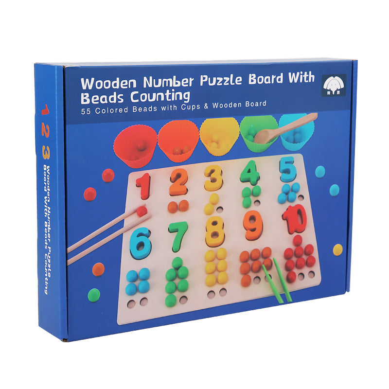 Number Clip bead assembly board